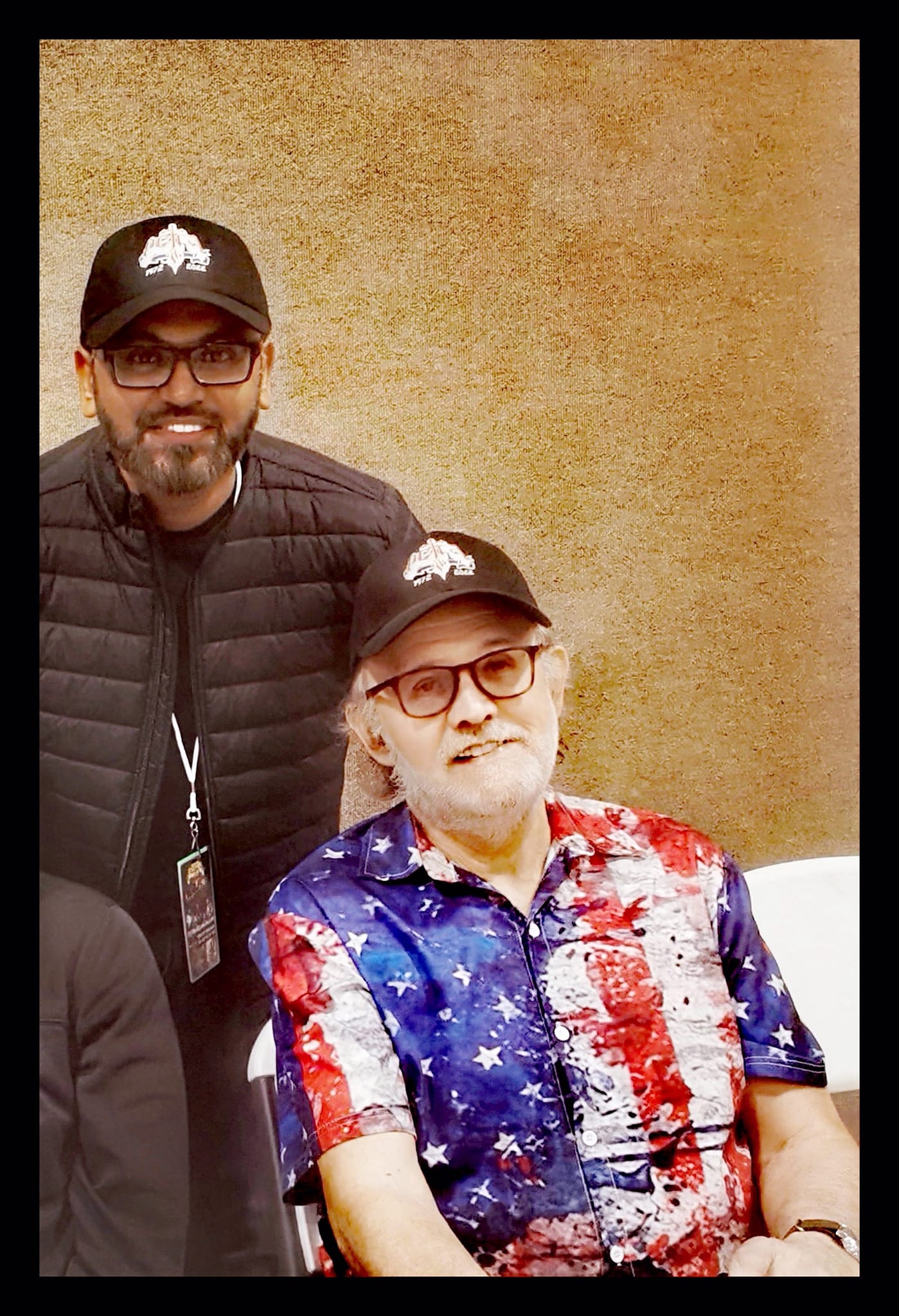 Moncy meeting Bob Hartman in 2024