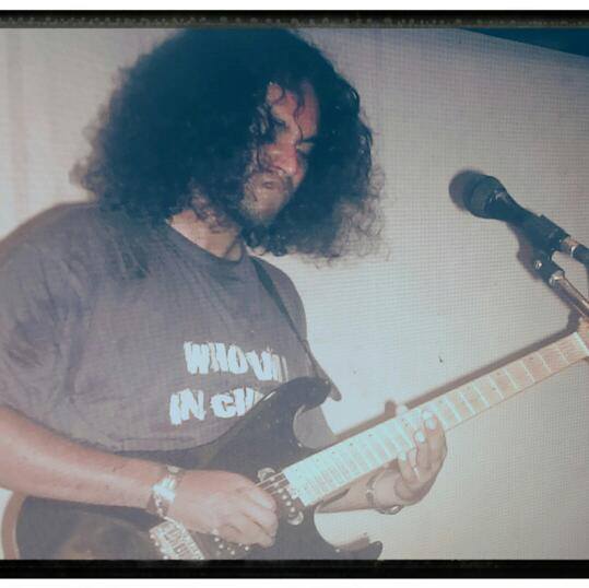 Moncy Abraham in Bangalore in 2005 with long hair