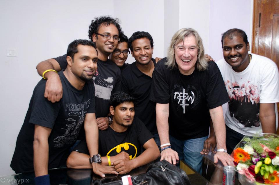 Scarlet Robe opening for John Schlitt in 2012