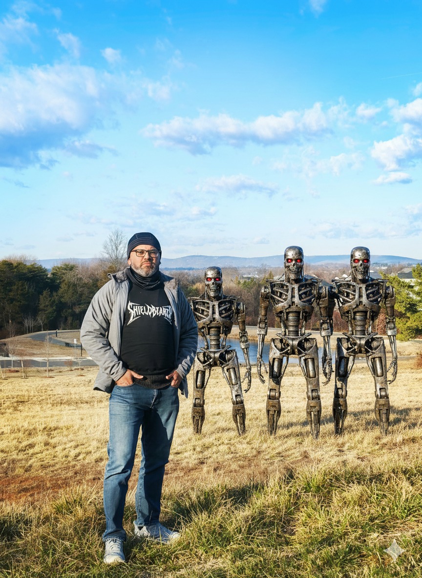 Moncy in Shieldbearer hoodie in the current era